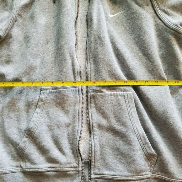 NIKE Full Zip Hoodie Size L Gray Womens - SEE NOTES - Picture 6 of 12